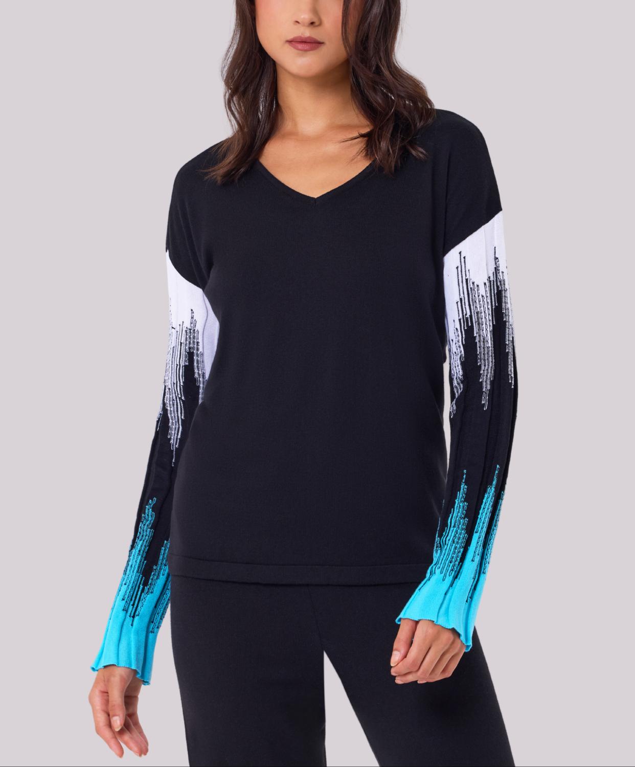 Angel Apparel - Knit Top With Ribbed Sleeves