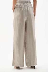 Joseph Ribkoff - Foiled Linen Wide Leg Pants