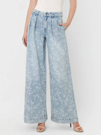 Flying Monkey - Shower Me Wide Leg Jean