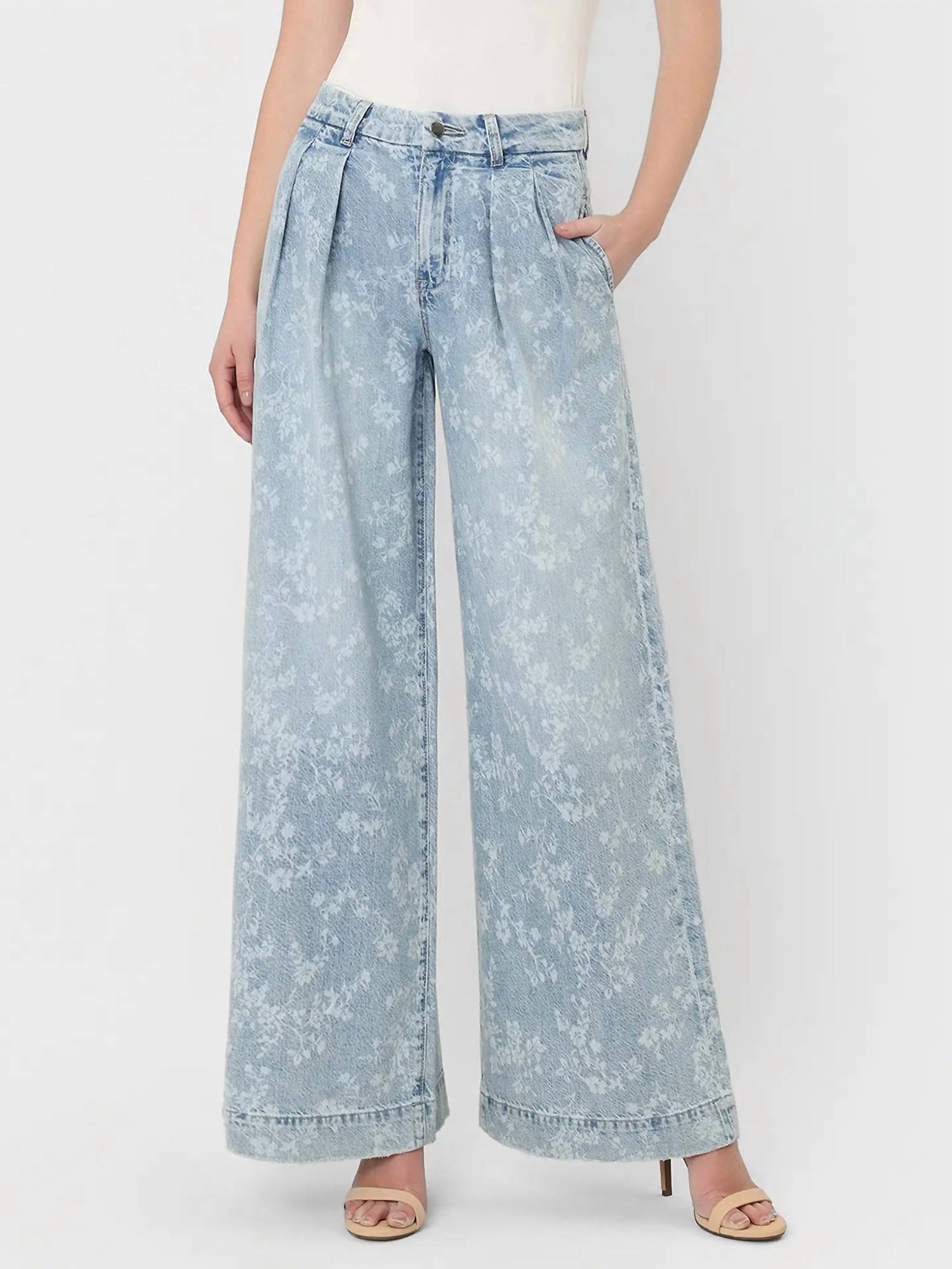 Flying Monkey - Shower Me Wide Leg Jean