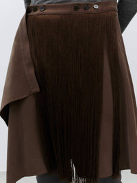 Alysi - Short Fringe Skirt