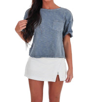 Blu Pepper - Women's Edge Mode Cropped Tee