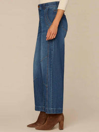 Democracy - Ab Solution Skyrise Dart Panel Relaxed Barrel Leg Jean