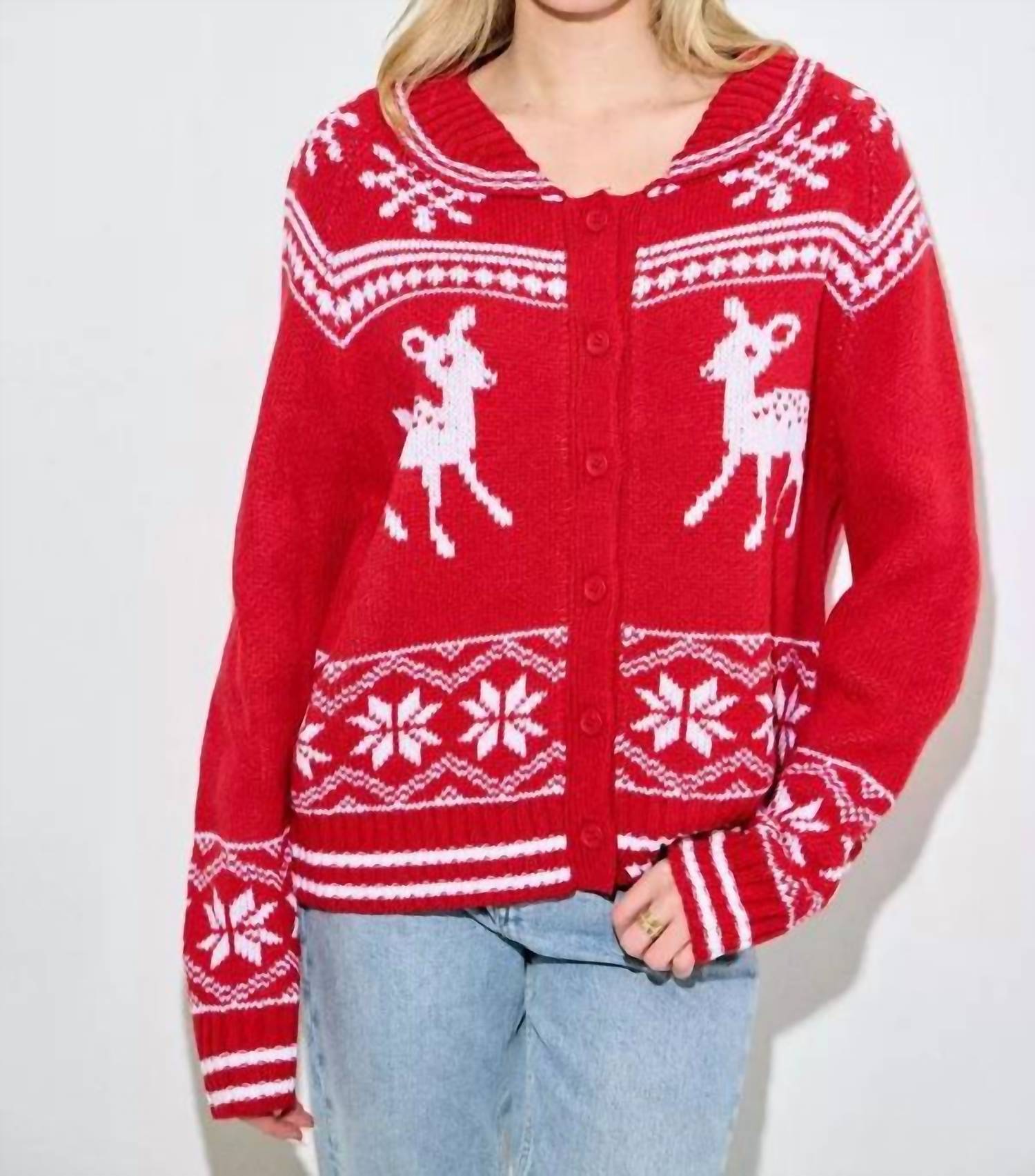 Polagram - Reindeer Cardigan
