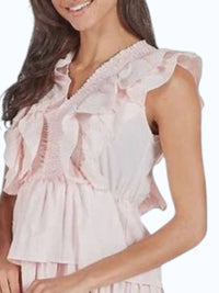 Simply Southern Layered Dress in blossom - women's dress - detail view