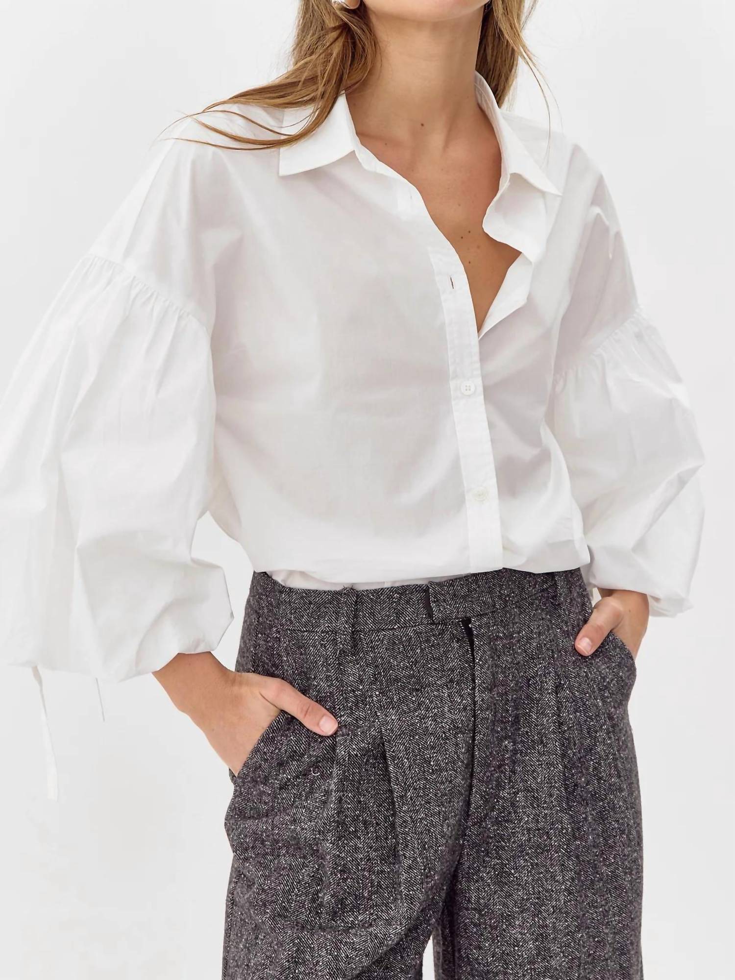 Greylin - Brianna Baloon Sleeve Shirt