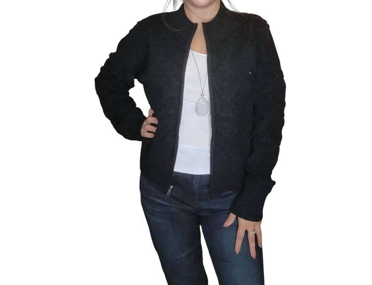 Papillon - Textured Cozy Full-zip Layer Jacket
