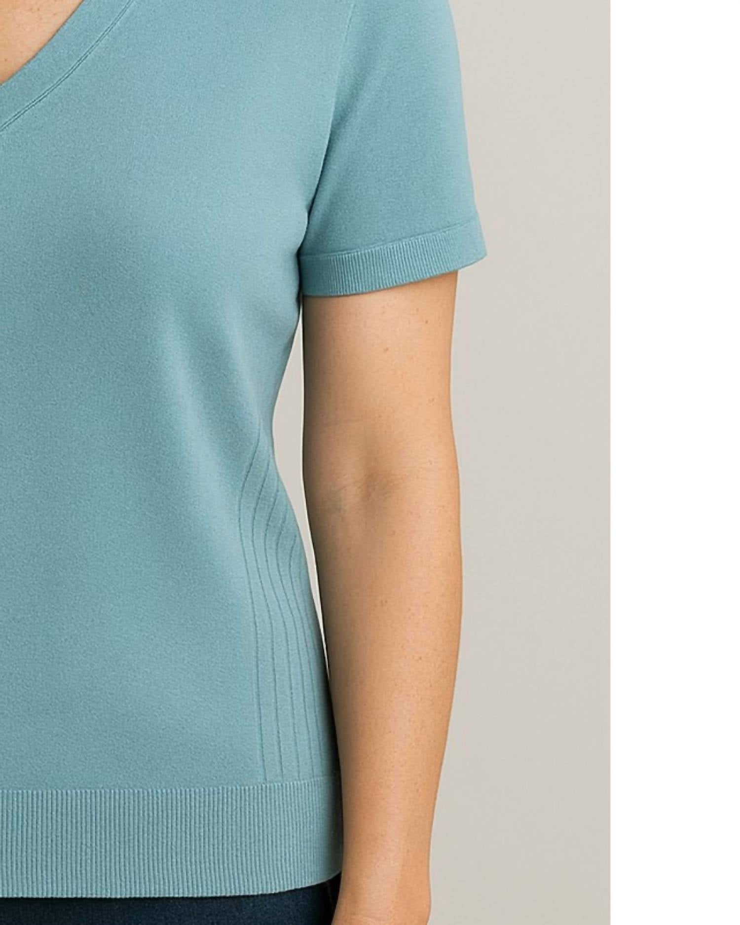 Renuar - Short Sleeve V Neck Tee