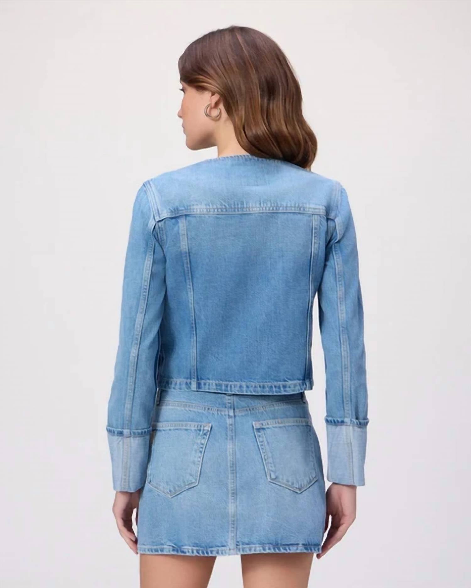 Paige - Collarless Dean Jacket