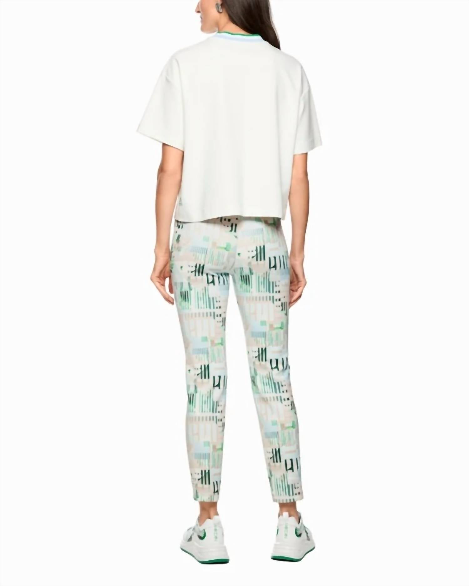 Marc Cain - Heart and striped T-Shirt