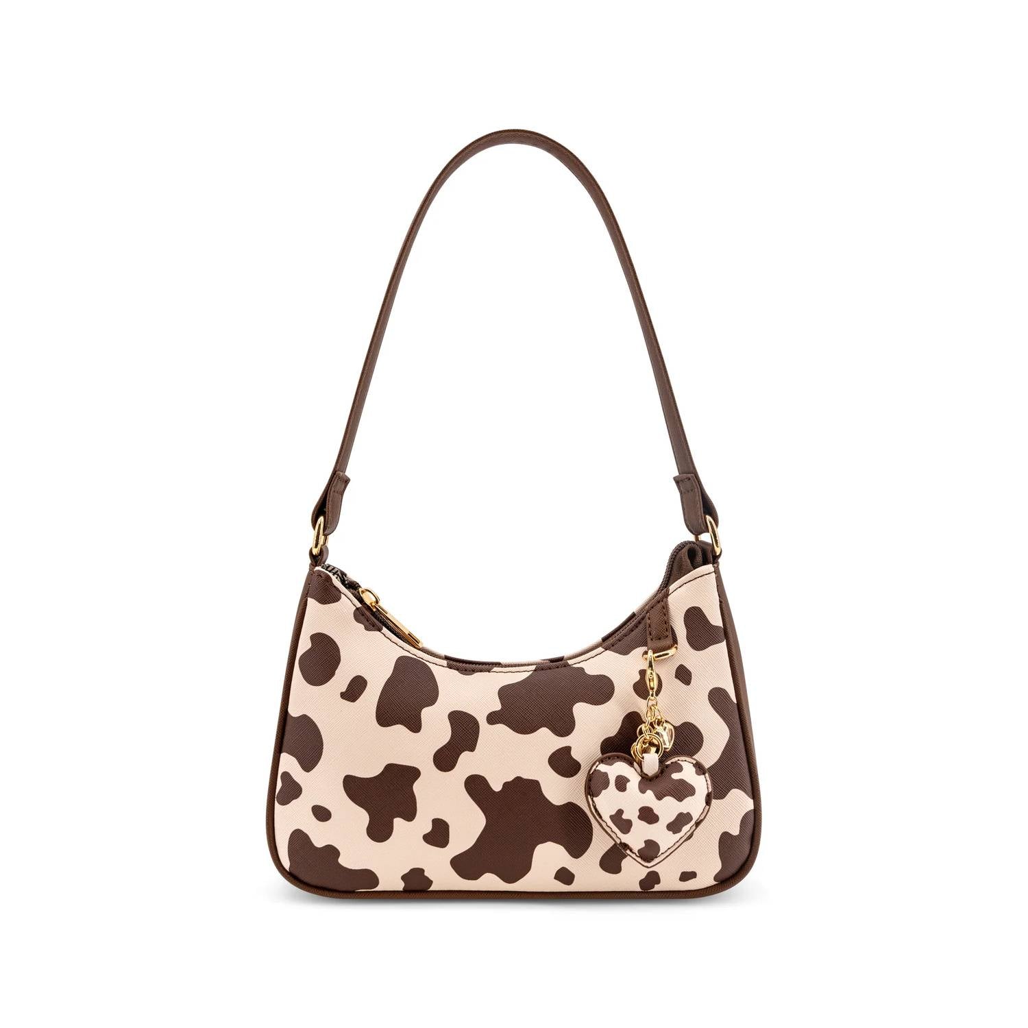 Like Dreams - Sutton Cow Print Shoulder Bag