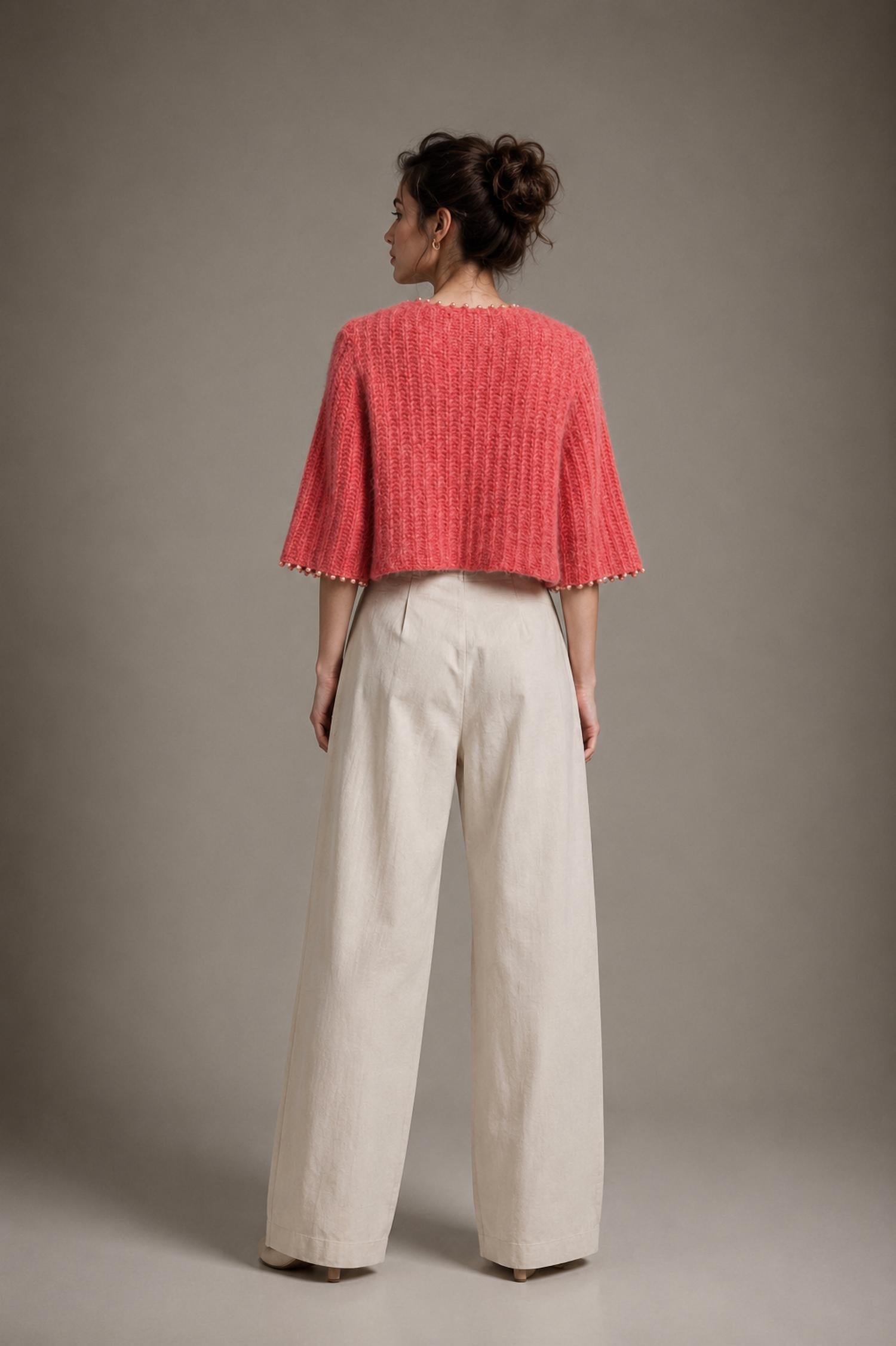 Coup-De-Pied - Embroidered Knit Cardigan