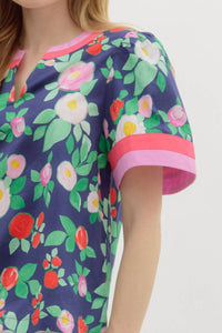 Entro - Rinna Floral Top