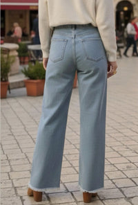 P.Cill - High Rise Wide Leg Jeans
