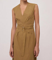 Ottod'Ame - Poplin Sleeveless Midi Dress