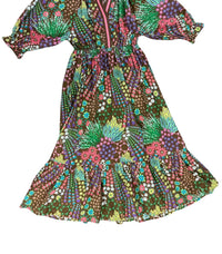 Umgee - Women's Floral Charm Midi Dress