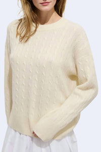 Alex Mill - Crewneck Cashmere Cable Sweater