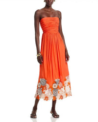 Ramy Brook - Milani Embellished Strapless Midi Dress
