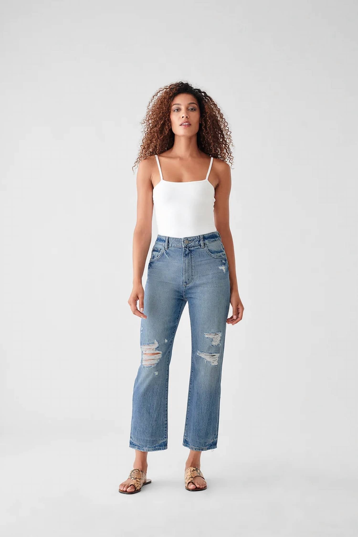 Dl1961 - Women'S - Jerry High Rise Vintage Straight Jean