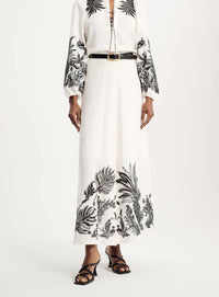 Dorothee Schumacher - Linen Embroidery Puff Sleeve Top