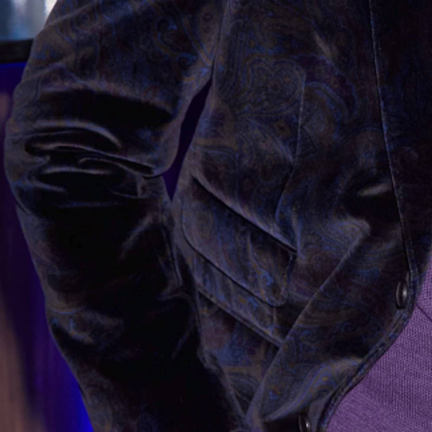 Viyella - Men's London Paisley Velvet Blazer
