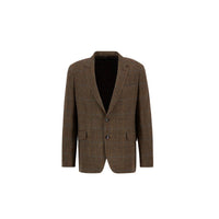 Barbour Sullivan Moons Check Blazer in brown - men's jacket - view 4