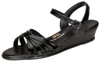 Sas - Women's Strippy Quarter Strap Wedge Sandal