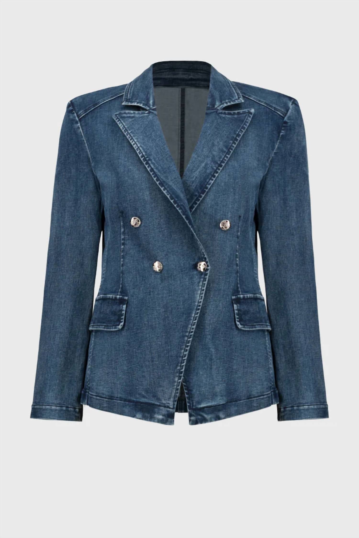 Joseph Ribkoff - Stretch Double-Breasted Blazer