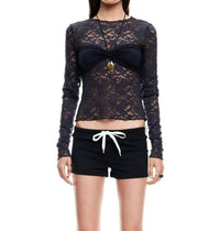 Lioness - Midnight Lace Long Sleeve Top