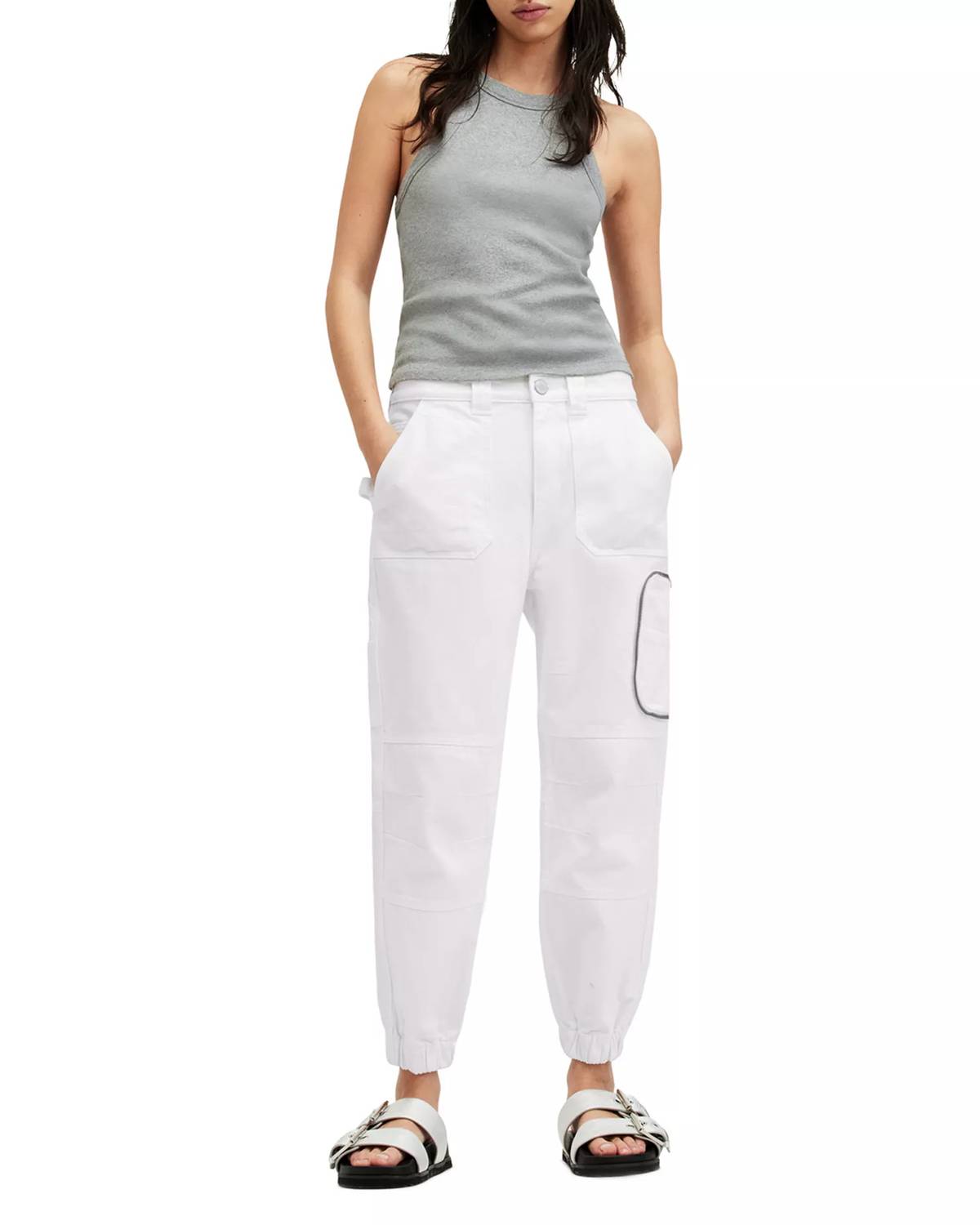 Allsaints - Florence Slim Elasticized Cargo Jean