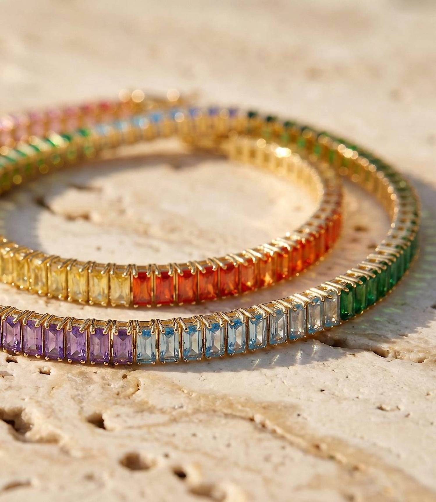 Native Gem - Women's Prismatic Tennis Necklace