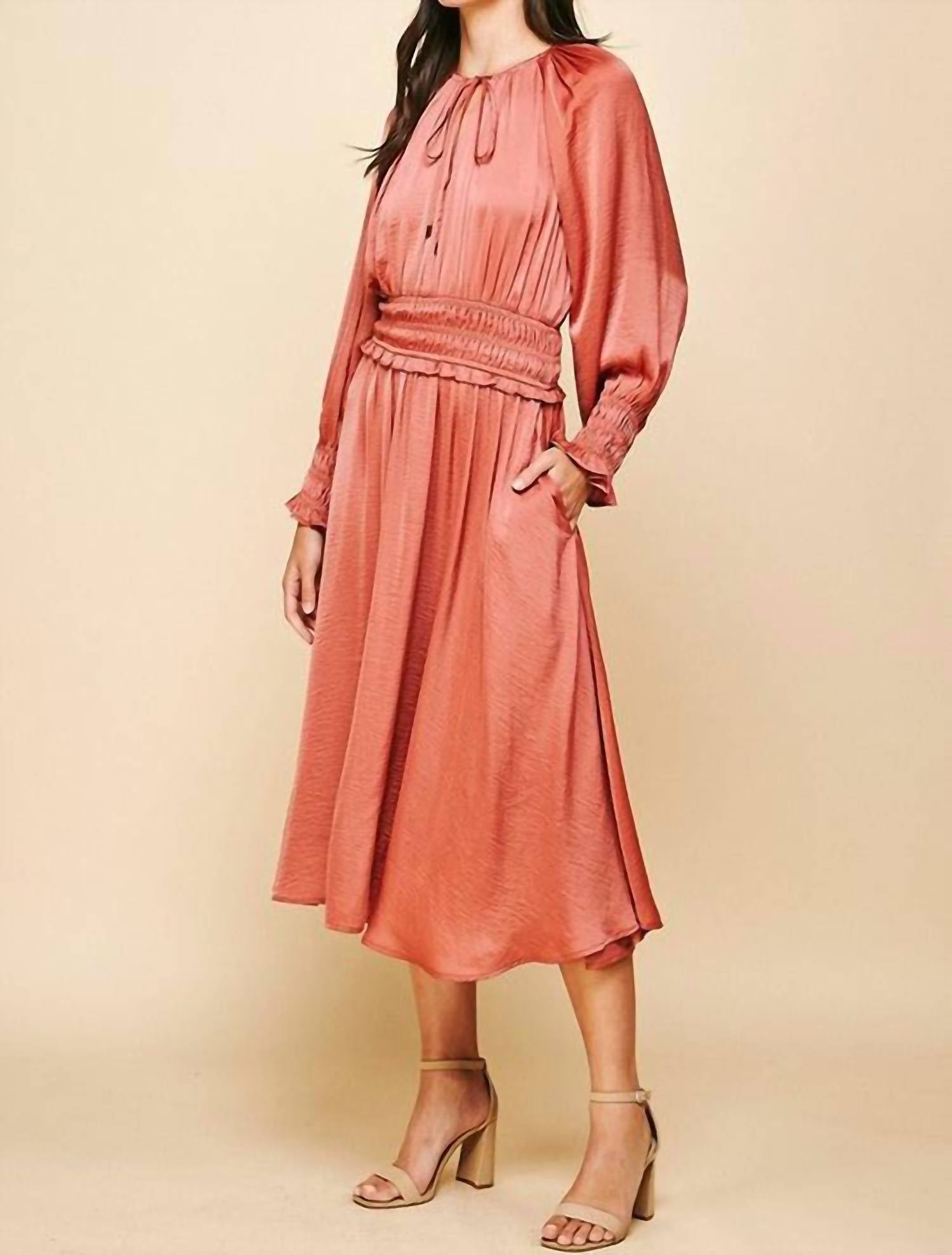 Pinch - Pleated Maxi Dress