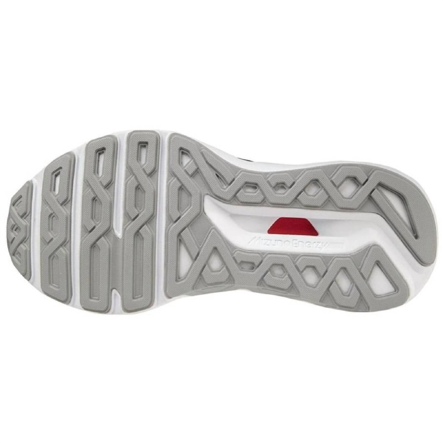 MIZUNO Women's Wave Horizon 6 Running Shoe in gray silver - women's shoe - view 4