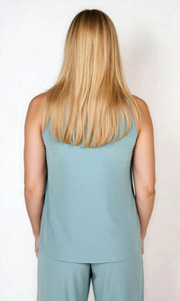 Sympli - Deep V Trapeze Tank Top