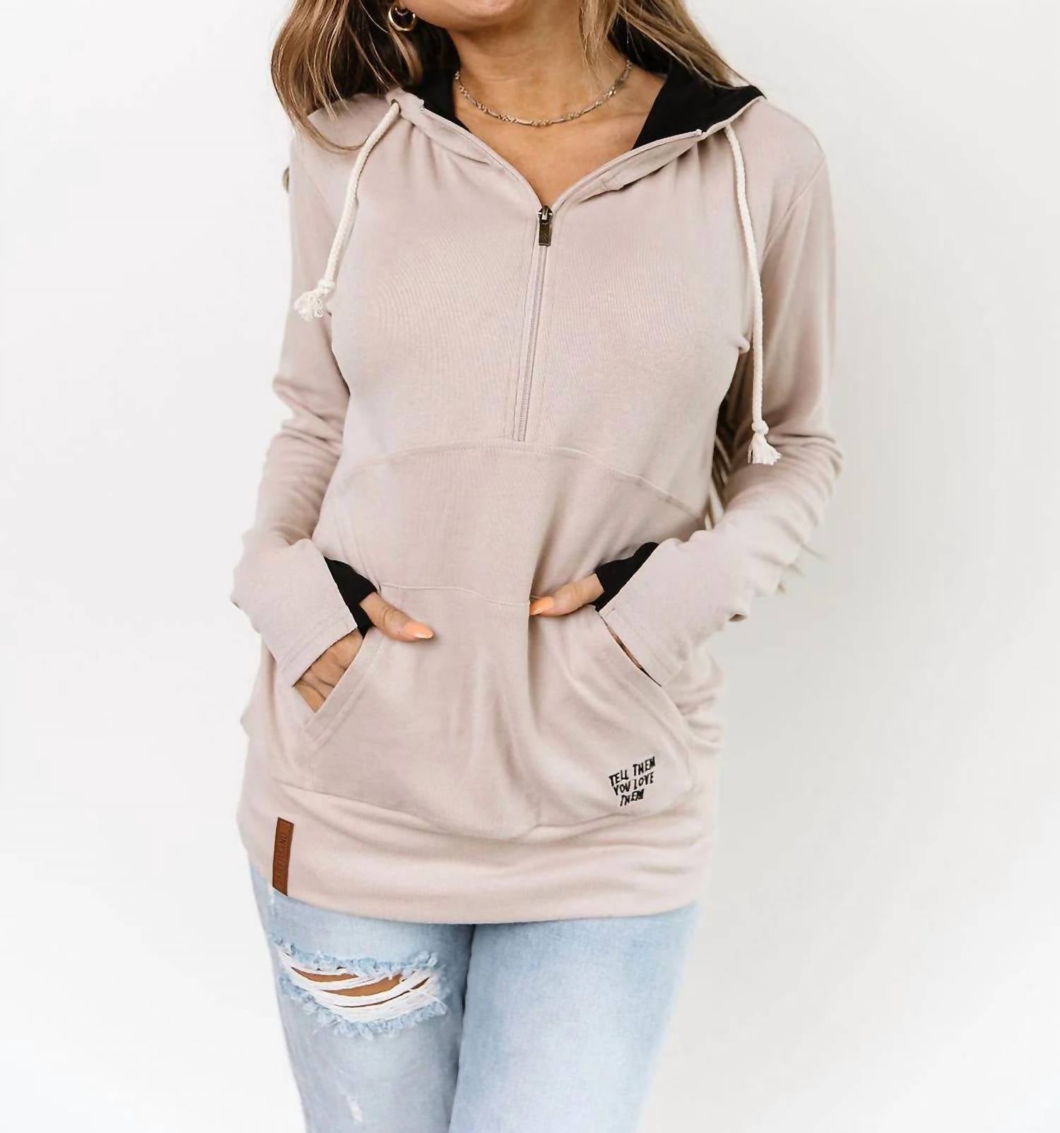 Ampersand Ave - Halfzip Hoodie