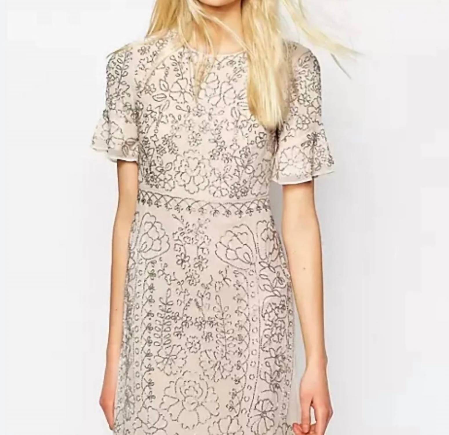 Needle & Thread - Linear Motif Embellished Dress