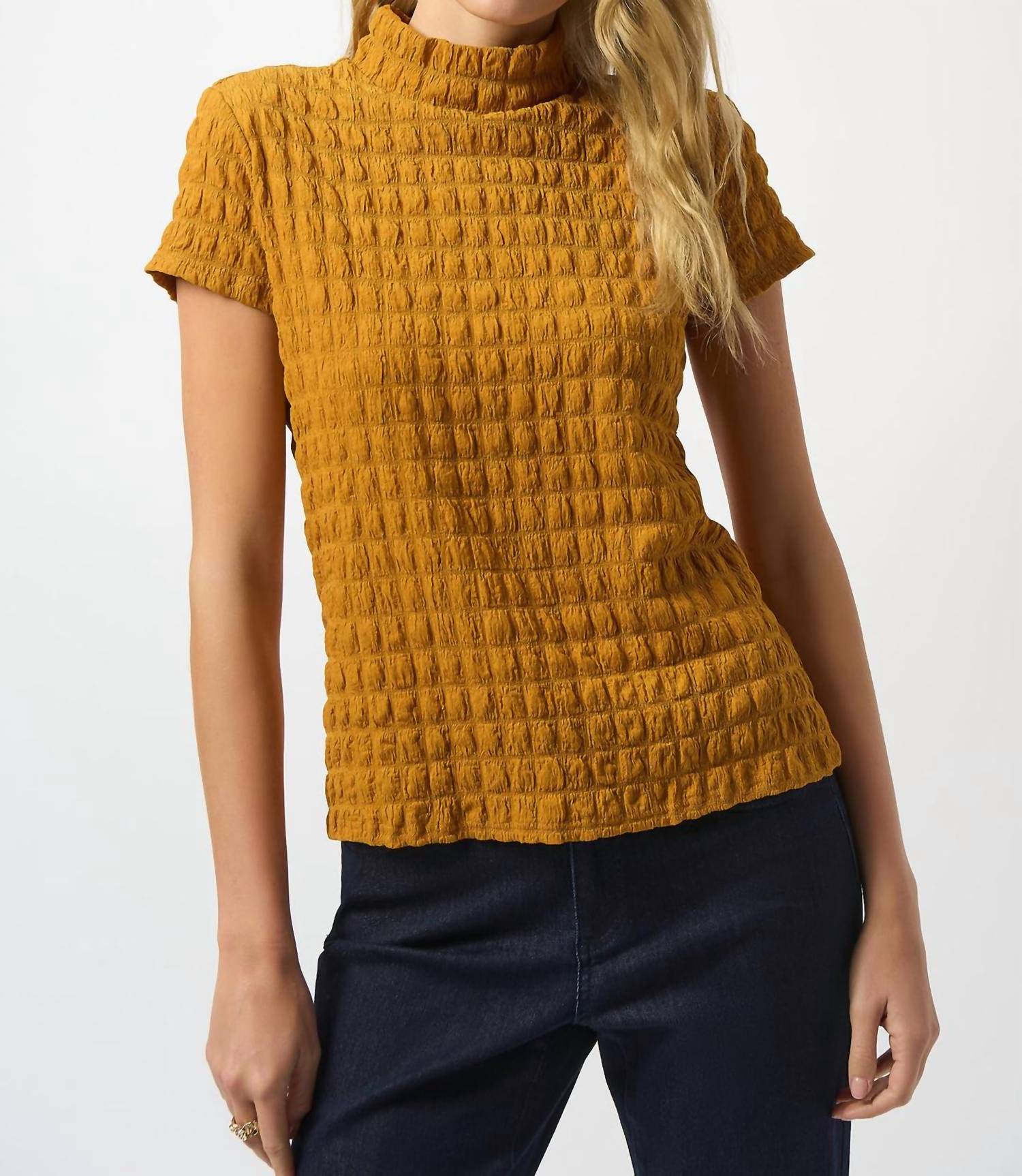 Joseph Ribkoff - Textured Knit Fitted Top