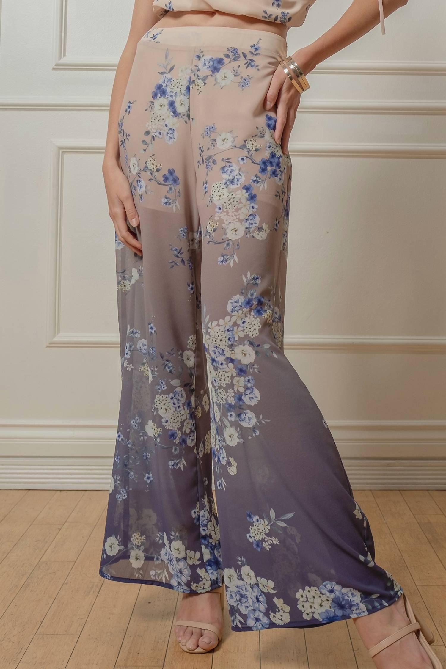 Illa Illa - Jasmine Floral Print Top and Pants Set