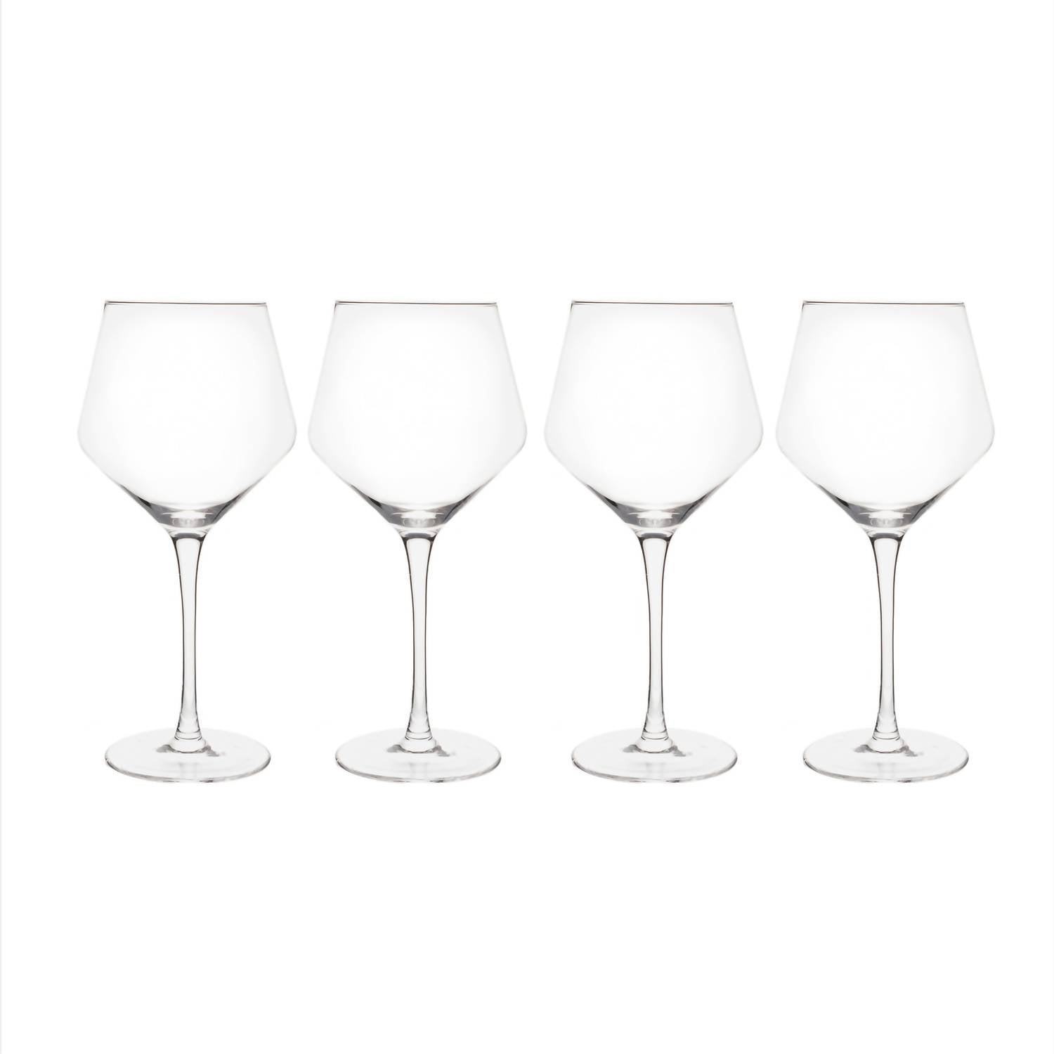 Creative Gifts International - Red Wine Glasses - Set of 4