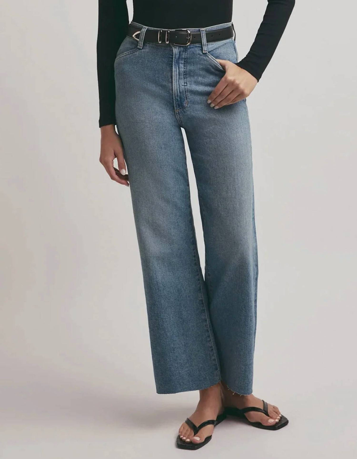 Favorite Daughter - Mischa Super High Rise Wide Leg Ankle Jeans