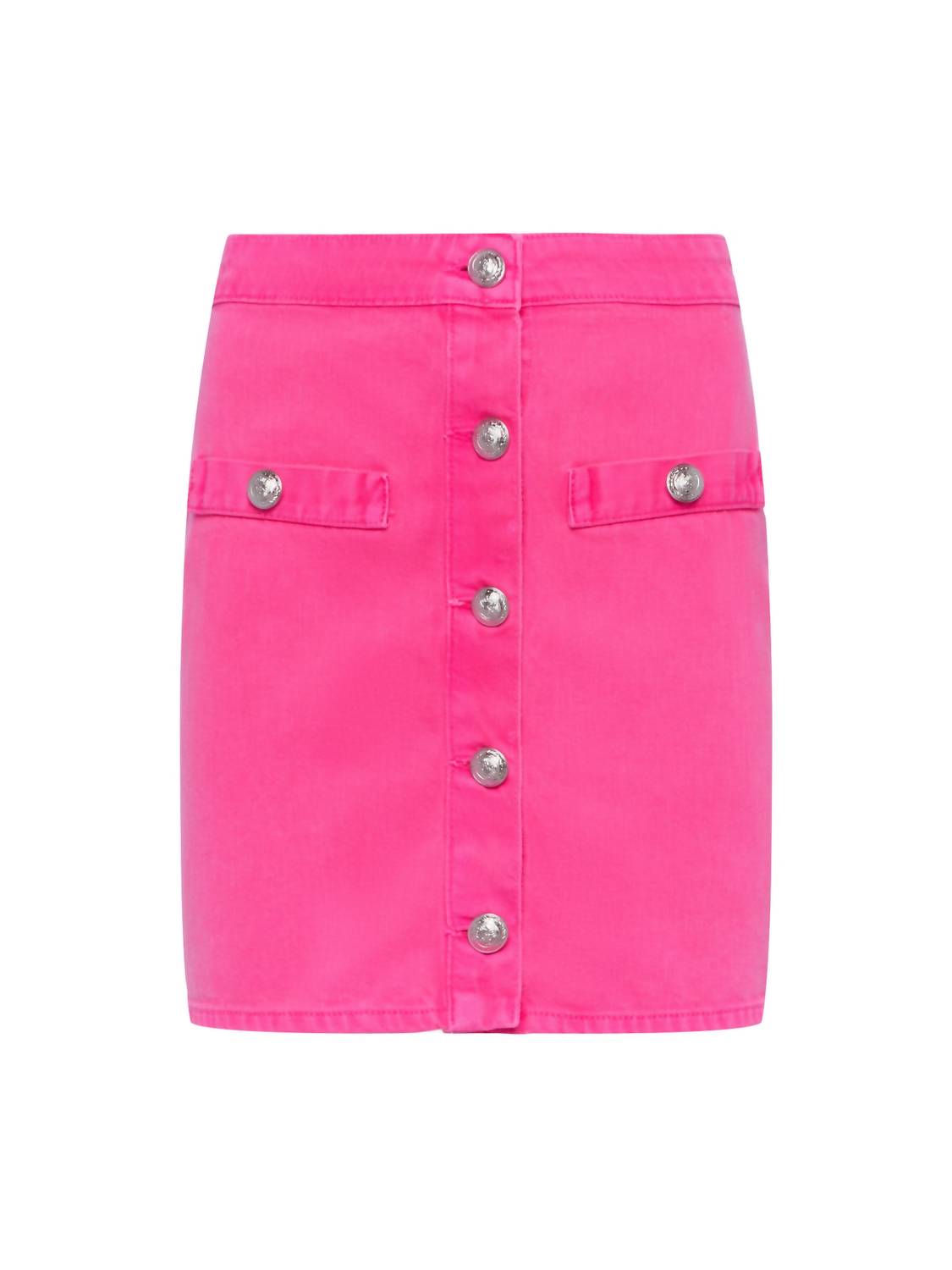 L'Agence - Kris Button Front Mini Skirt