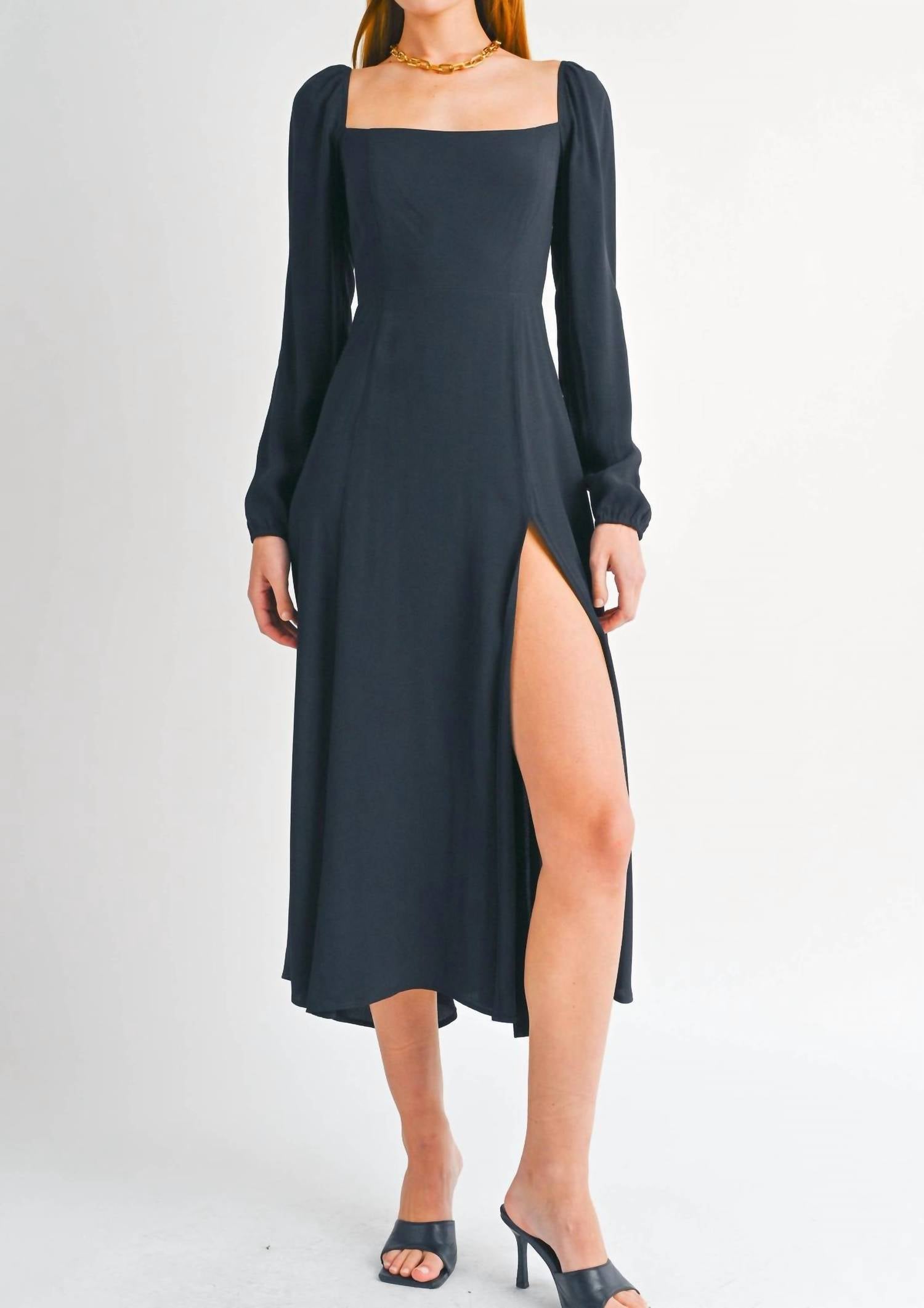 Reset By Jane - Long Square Neck Dress