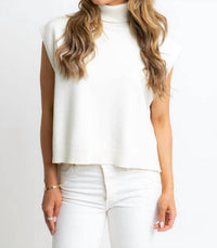 Karlie - Sleeveless Turtleneck Sweater