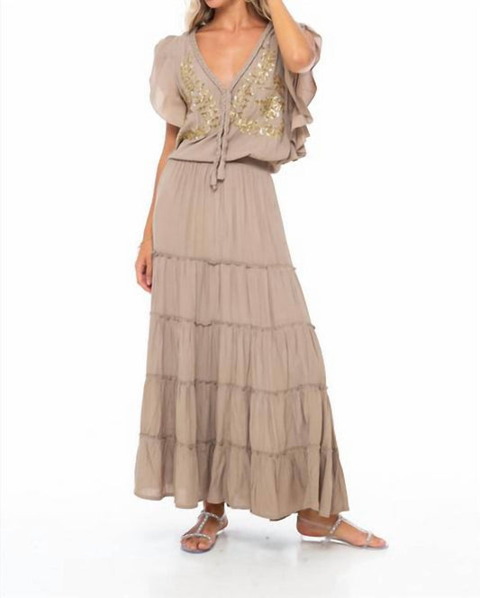 Skemo - Evening Sequin Maxi Dress