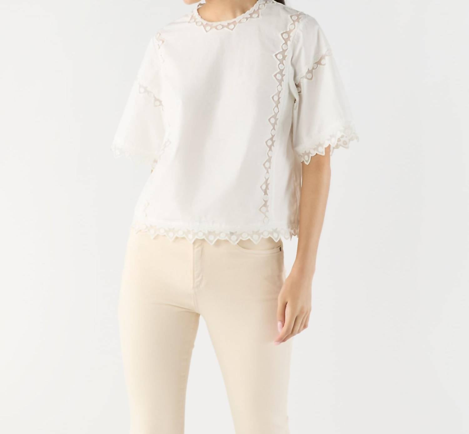 Ulla Johnson - Kai Short Sleeve Top