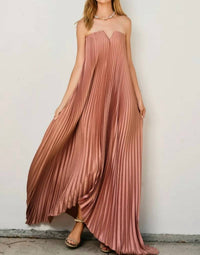 Dress Forum - Pleated Maxi Column Dress