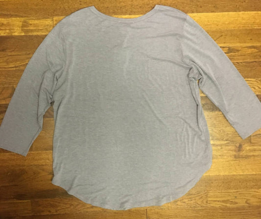 Rounded Long Sleeve Top