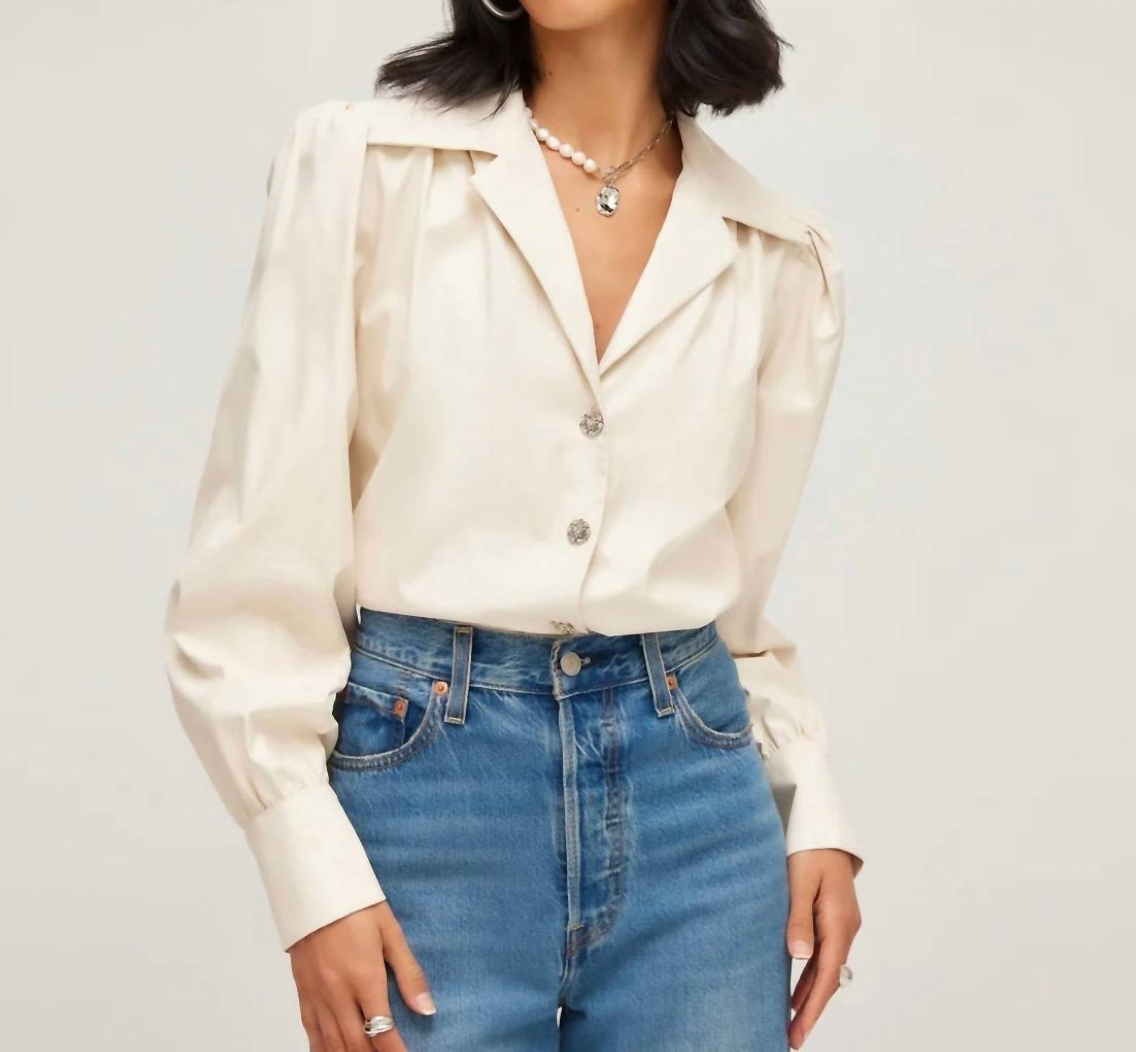 Fifteen Twenty - MAIA FAUX LEATHER TOP