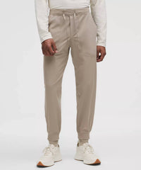 lululemon Abc Warpstreme Jogger in warm ash grey - men's pants