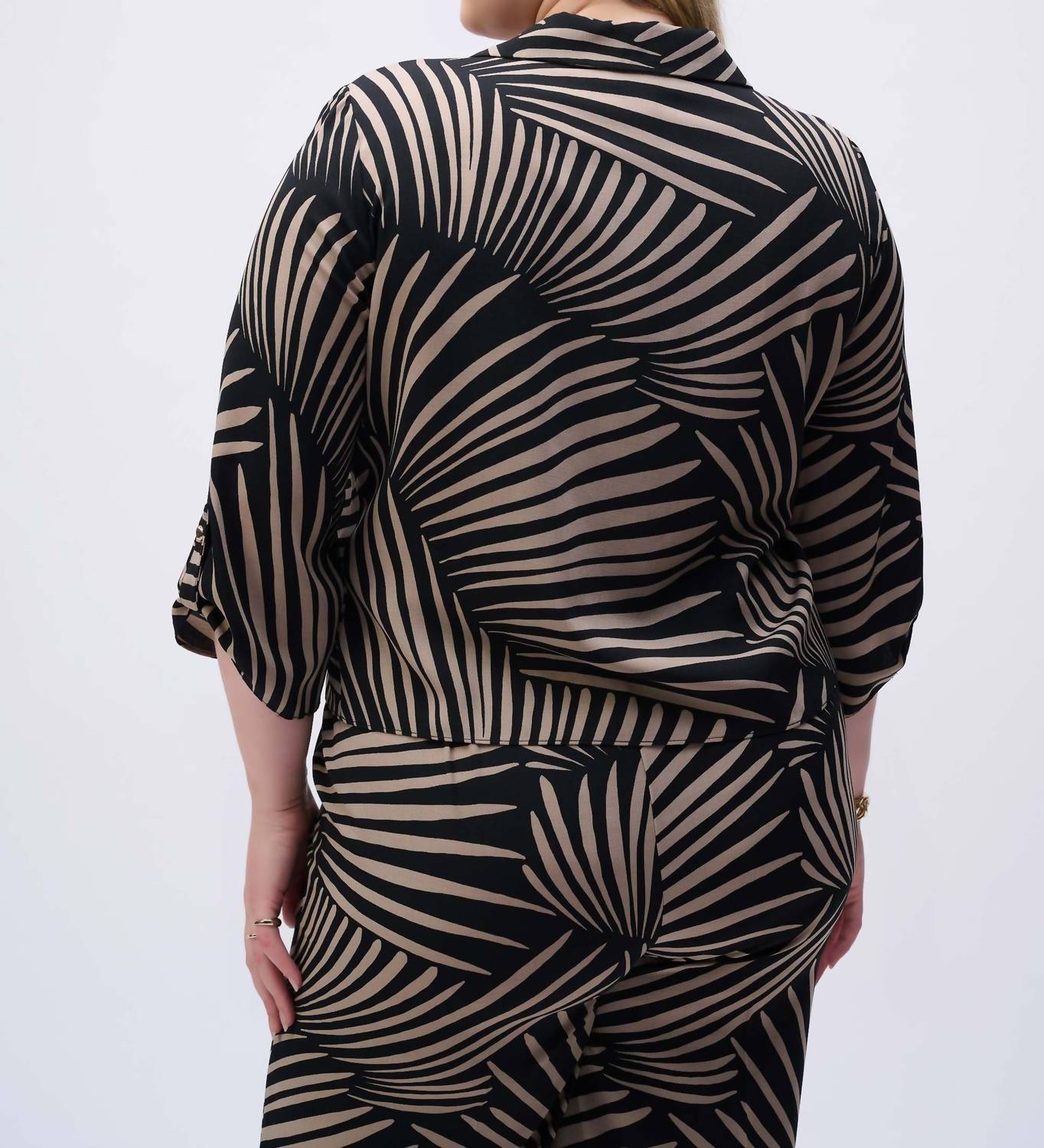 Joseph Ribkoff - Gauze Tropical Print Top